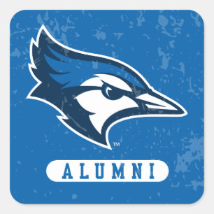Creighton Alumni University Distressed Square Sticker