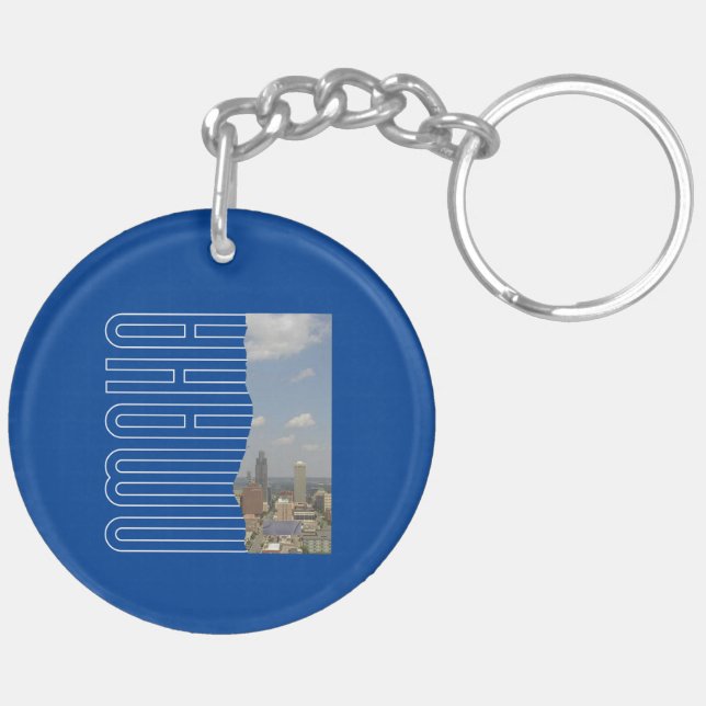 Creighton Omaha  Keychain (Back Right)