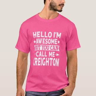 Creighton Surname Creighton Family Last Name Creig T-Shirt