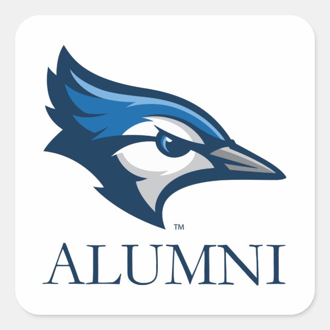 Creighton University Alumni Square Sticker (Front)