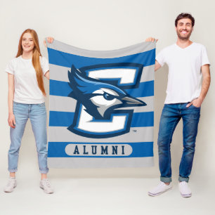 Creighton University Alumni Stripes Fleece Blanket