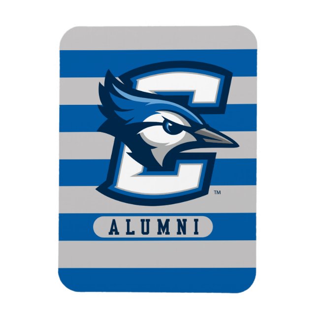 Creighton University Alumni Stripes Magnet (Vertical)