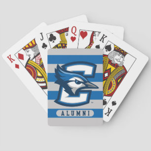 Creighton University Alumni Stripes Poker Cards