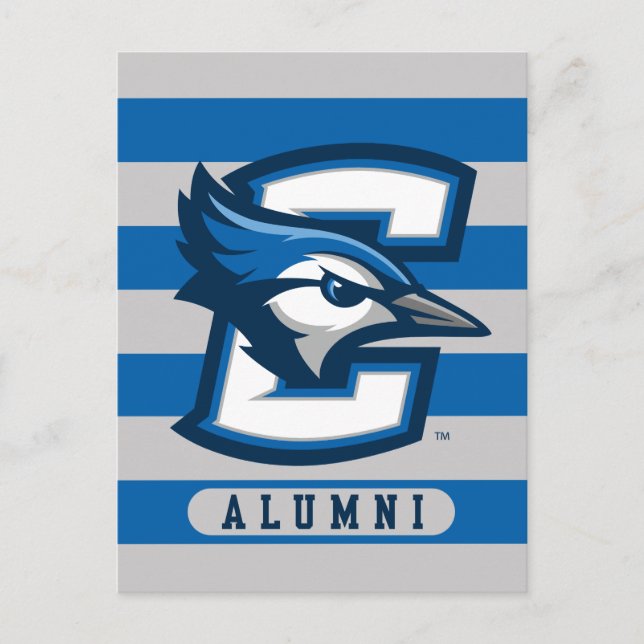 Creighton University Alumni Stripes Postcard (Front)