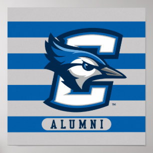 Creighton University Alumni Stripes Poster