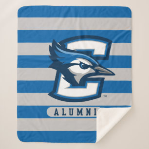 Creighton University Alumni Stripes Sherpa Blanket