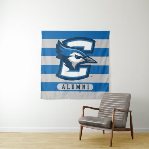 Creighton University Alumni Stripes Tapestry