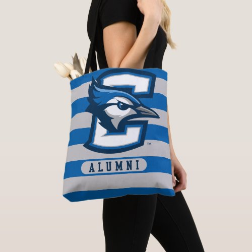 Creighton University Alumni Stripes Tote Bag