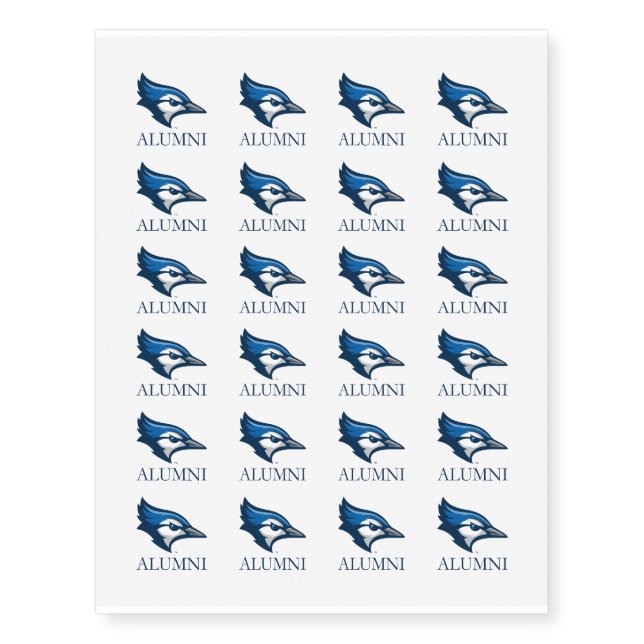 Creighton University Alumni Temporary Tattoos (Front)