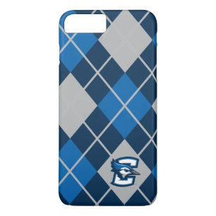 Creighton University Argyle Pattern iPhone 8 Plus/7 Plus Case