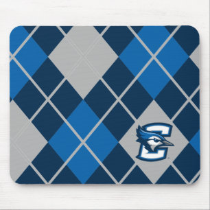 Creighton University Argyle Pattern Mouse Pad