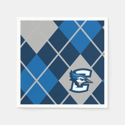 Creighton University Argyle Pattern Napkins