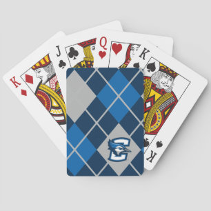 Creighton University Argyle Pattern Poker Cards