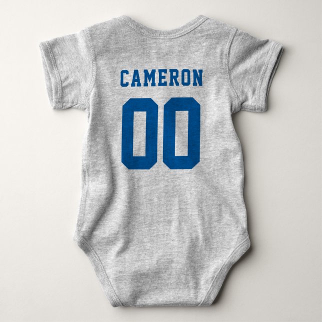 Creighton University Bluejay Logo Baby Bodysuit (Back)