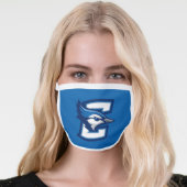 Creighton University Bluejay Logo Face Mask (Worn Her)