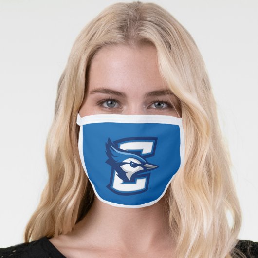 Creighton University Bluejay Logo Face Mask (Worn Her)