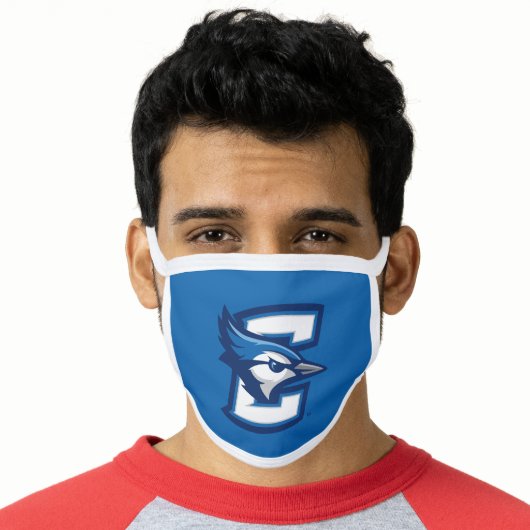 Creighton University Bluejay Logo Face Mask (Worn Him)
