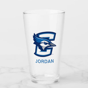 Creighton University Bluejay Logo Glass