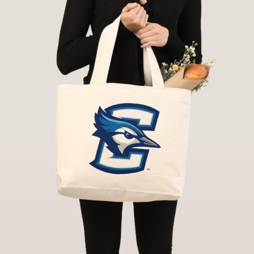 Creighton University Bluejay Logo Large Tote Bag