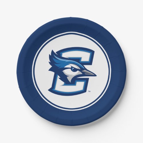 Creighton University Bluejay Logo Paper Plates