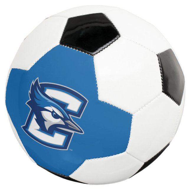 Creighton University Bluejay Logo Soccer Ball (Three Quarter)