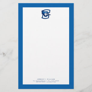 Creighton University Bluejay Logo Stationery