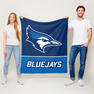 Creighton University Bluejay with Wordmark Fleece Blanket