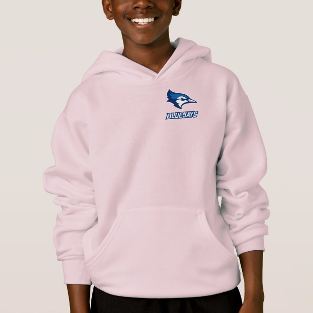 Creighton University Bluejay with Wordmark Hoodie (Front)