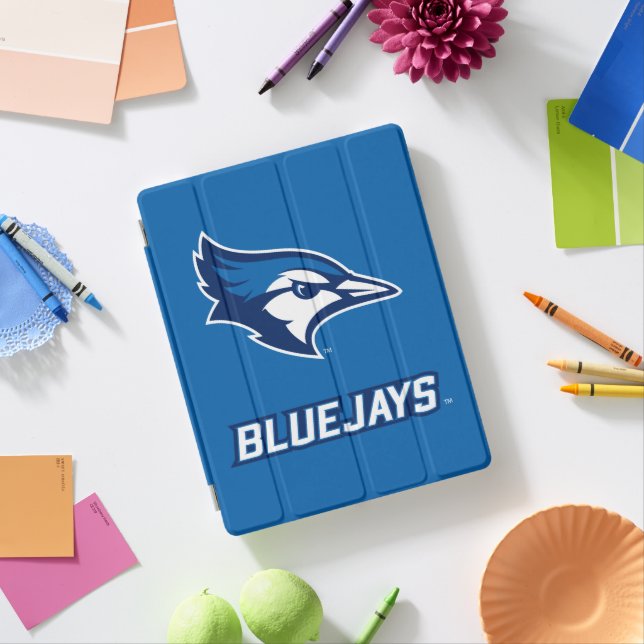 Creighton University Bluejay with Wordmark iPad Smart Cover (In Situ)