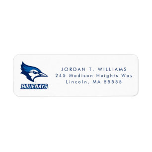 Creighton University Bluejay with Wordmark Label