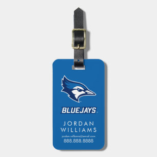 Creighton University Bluejay with Wordmark Luggage Tag