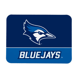 Creighton University Bluejay with Wordmark Magnet