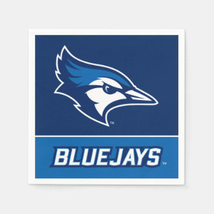 Creighton University Bluejay with Wordmark Napkins