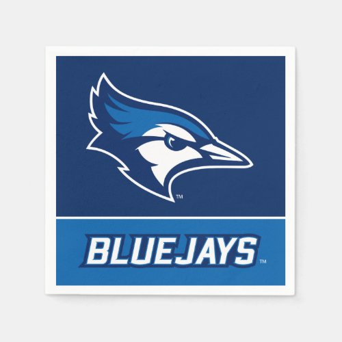 Creighton University Bluejay with Wordmark Napkins