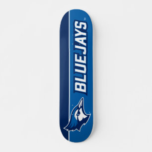 Creighton University Bluejay with Wordmark Skateboard