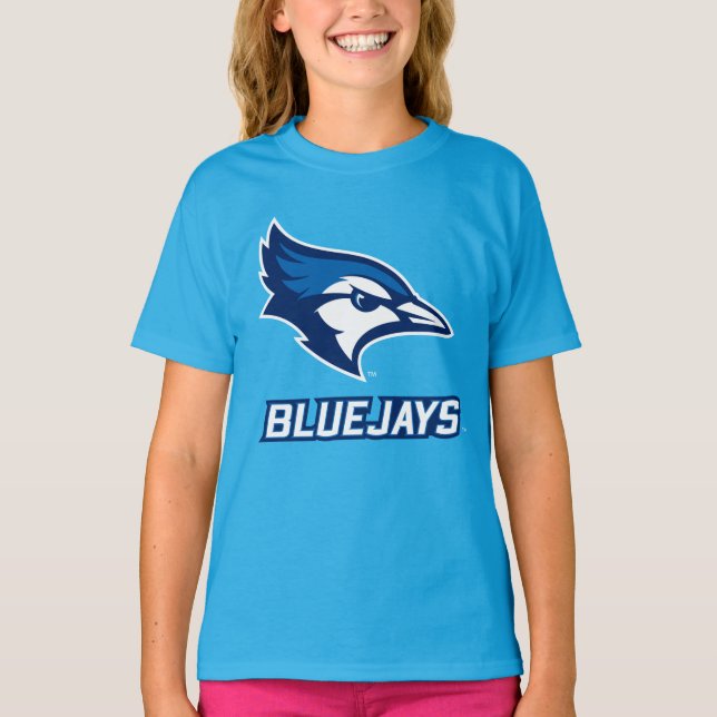 Creighton University Bluejay with Wordmark T-Shirt (Front)