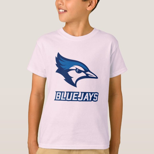Creighton University Bluejay with Wordmark T-Shirt (Front)