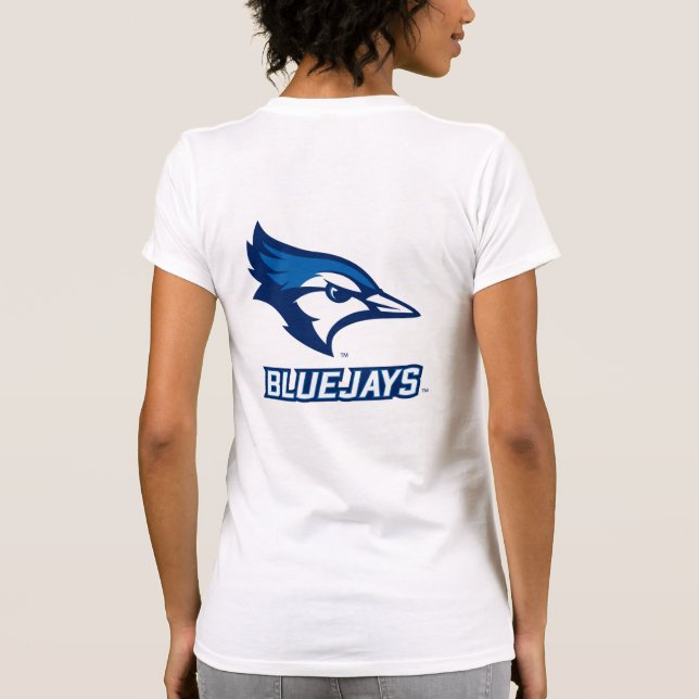Creighton University Bluejay with Wordmark T-Shirt (Back)