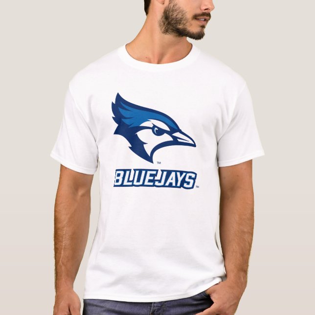 Creighton University Bluejay with Wordmark T-Shirt (Front)