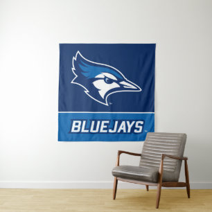 Creighton University Bluejay with Wordmark Tapestry