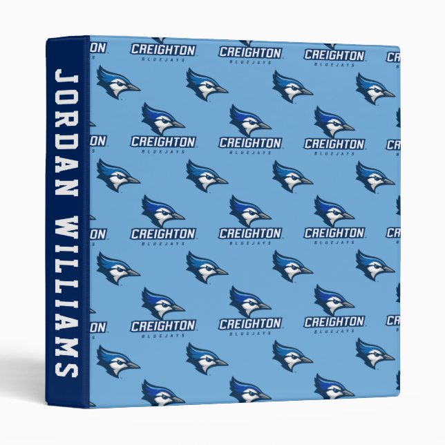 Creighton University Bluejays 3 Ring Binder (Front/Spine)