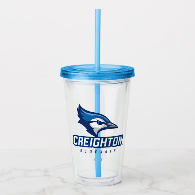 Creighton University Bluejays Acrylic Tumbler (Front)