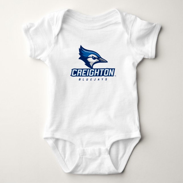 Creighton University Bluejays Baby Bodysuit (Front)