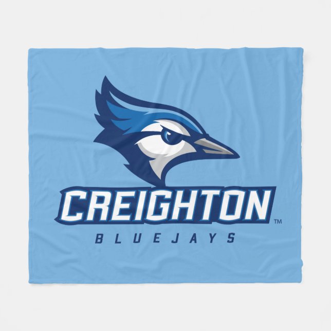 Creighton University Bluejays Fleece Blanket (Front (Horizontal))