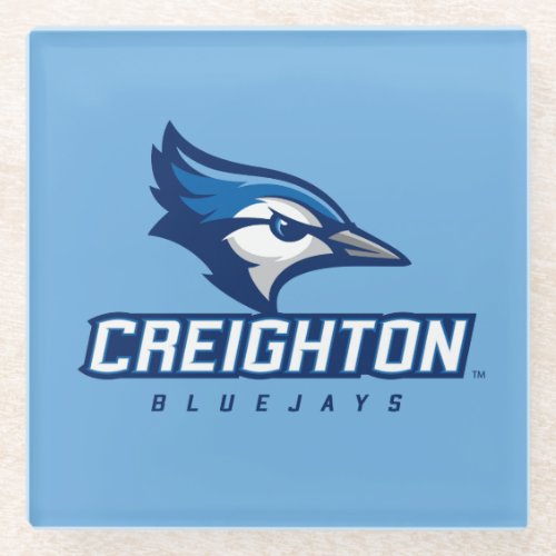 Creighton University Bluejays Glass Coaster