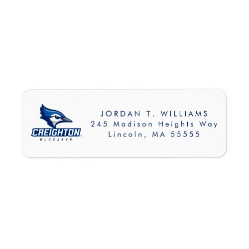 Creighton University Bluejays Label