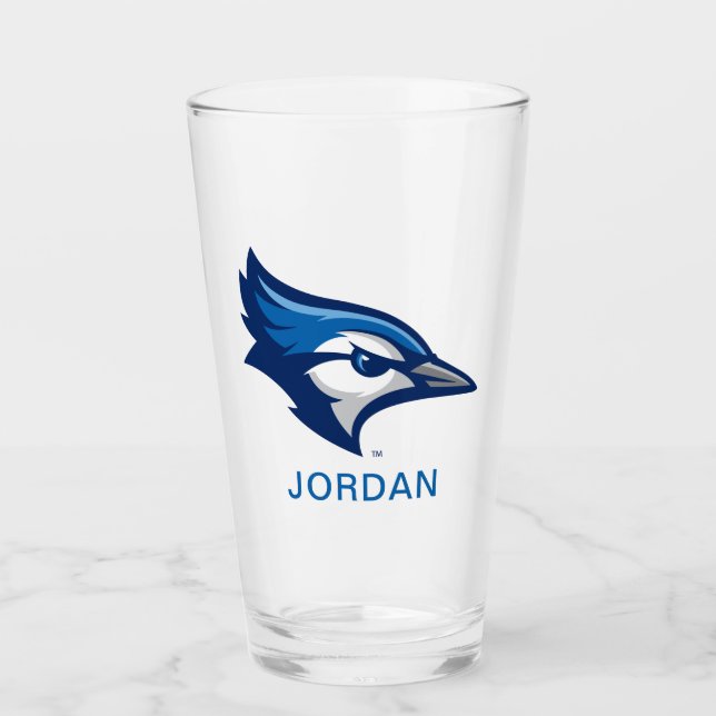 Creighton University Bluejays Logo Glass (Front)