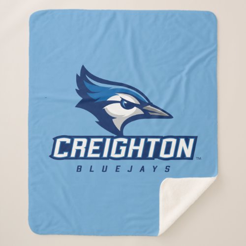 Creighton University Bluejays Sherpa Blanket