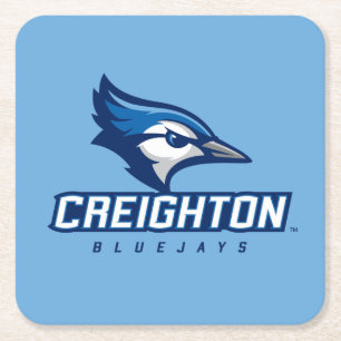 Creighton University Bluejays Square Paper Coaster