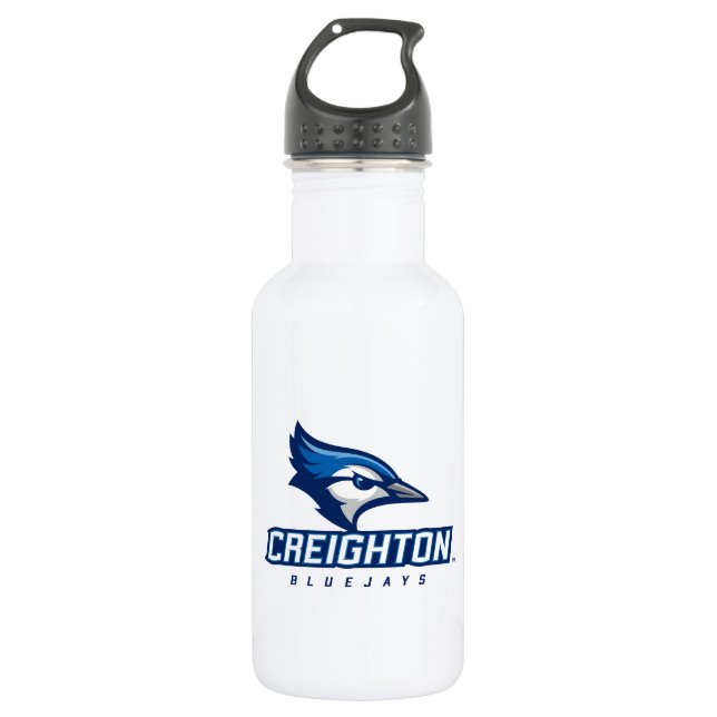 Creighton University Bluejays Stainless Steel Water Bottle (Front)